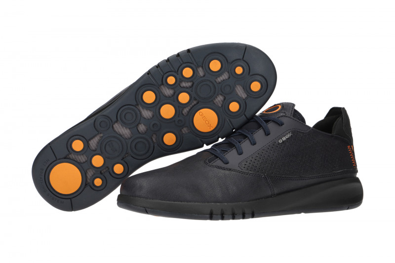 Geox Aerantis Schuhe dunkelblau orange U927FA