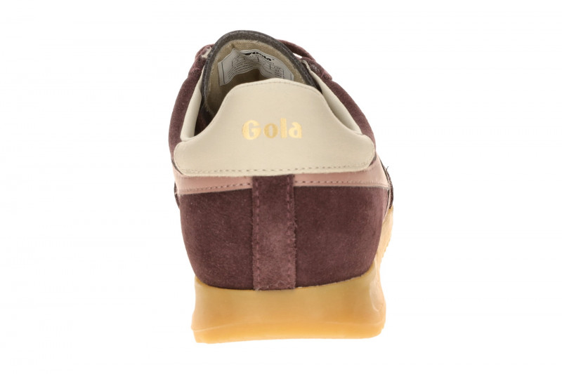 Gola Torpedo Damen Sneakers Schuhe lila braun Velour CLB761