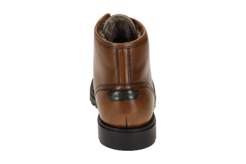 Galizio Torresi Winter Stiefelette braun cognac Lammfutter 323948