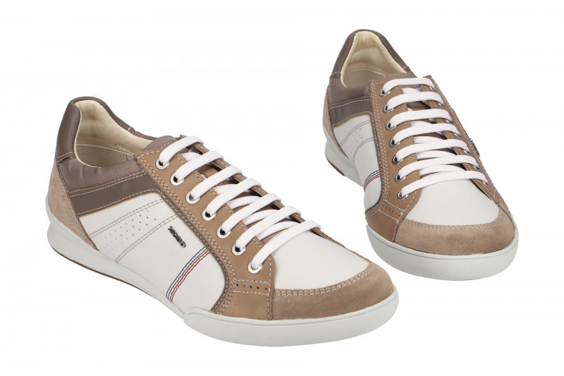 Geox Kristof Schuhe weiß beige