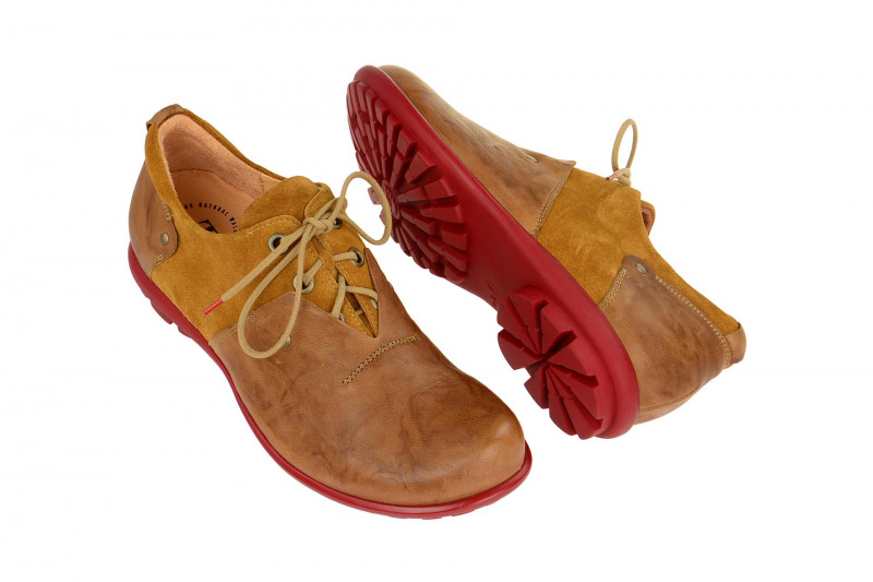 Think Kong Schuhe hell-braun rot 2-82651-55