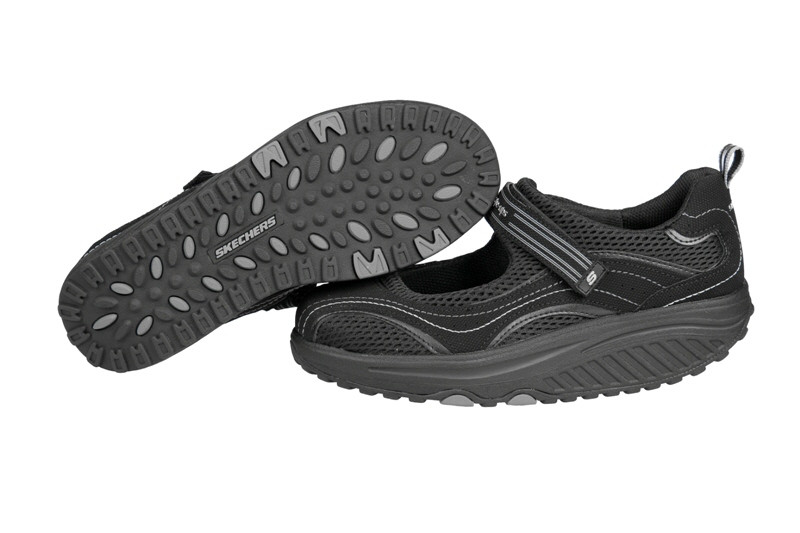 Skechers Slipper Shape ups 11807/BBK schwarz Damen