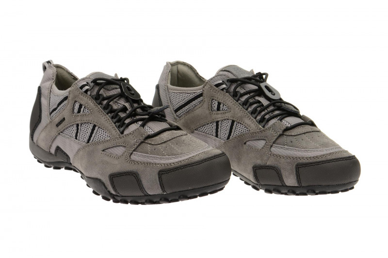 Geox Respira Snake C Halbschuhe in grau Schnellverschluss