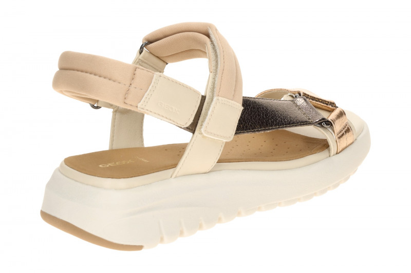 Geox Flextride Sandalen rose beige metallic D65BSD