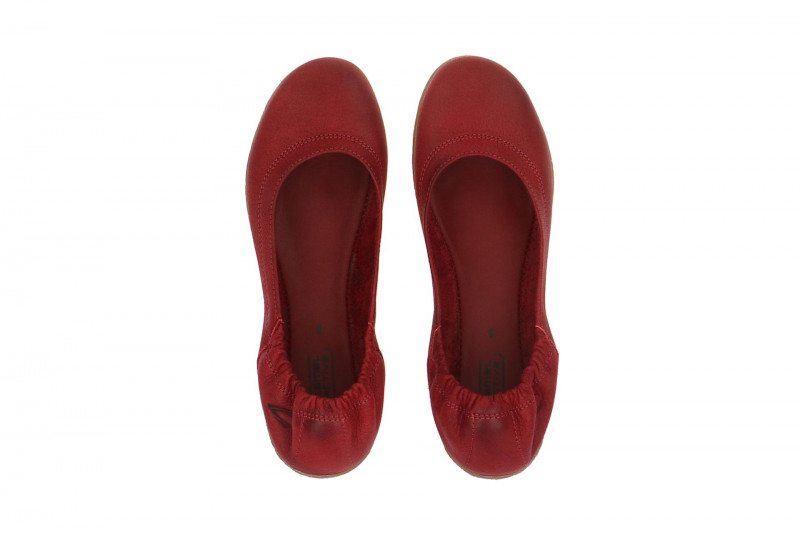 camel active Bamboo Ballerinas rot 800.90.10