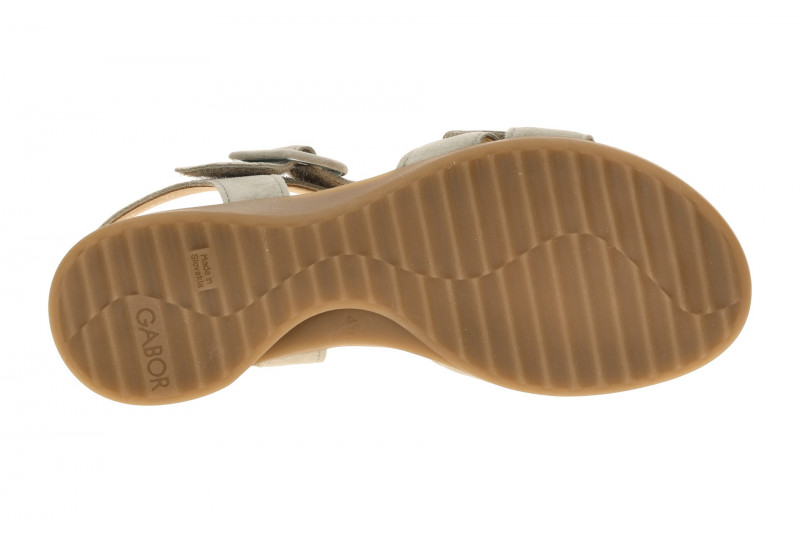 Gabor Sandale schilf grün Velour 82.802.11