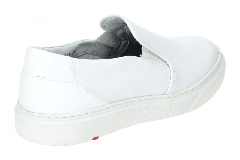 Lloyd Aruba Schuhe Slipper weiß uni Lufthansa 14-208-31