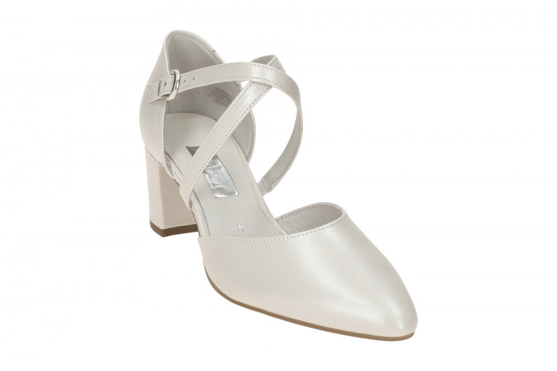 Gabor Riemchen Pumps weiß offwhite Perlato 81.343.60