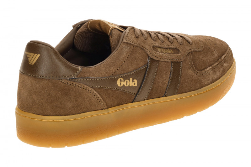 Gola Schuhe Hawk Sneakers braun otter Suede CMB571