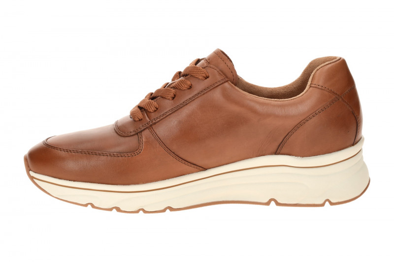 Tamaris Schuhe Keil Sneaker braun cognac 23711
