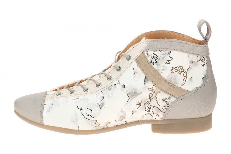 Think Guad 2 Schnür Stiefeletten grau weiß metallic 618