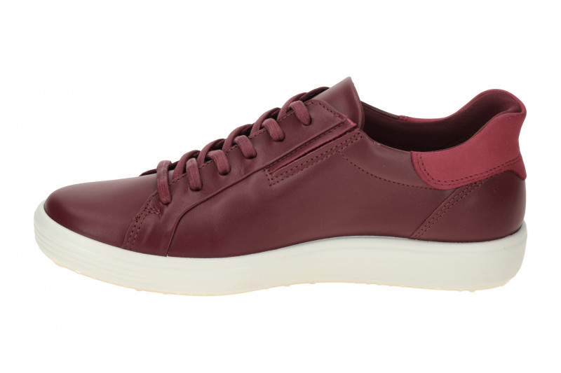 Ecco Soft 7 Schuhe rot dark ruby Slip-On 470843