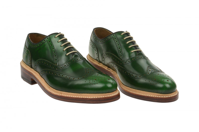 Gordon & Bros Levet Schuhe grün Rahmengenäht 2506-E