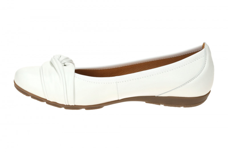 Gabor Ballerina weiß Leder Schlaufe 04.165.21