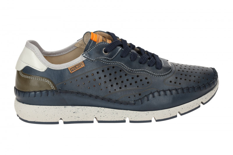 Pikolinos Fuencarral Schuhe blau gelocht M4U-6276C1