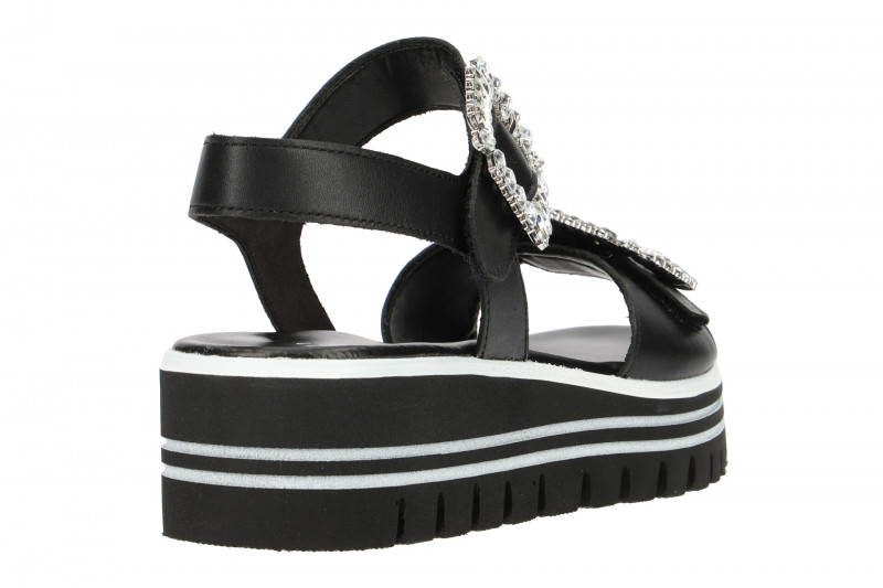 Gabor Plateau Sandale schwarz 23.624.27