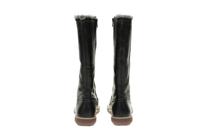 Ecco Aude Stiefel schwarz Wollfutter