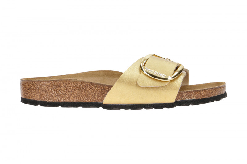 Birkenstock Madrid Big Buckle Pantolette gold Schmal 1021374
