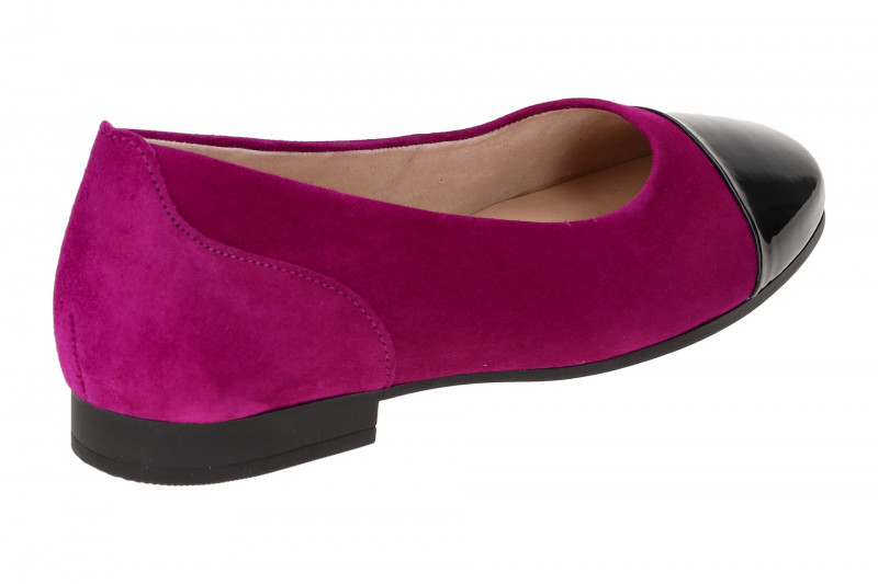 Gabor Schuhe Ballerina pink schwarz 51.351.61