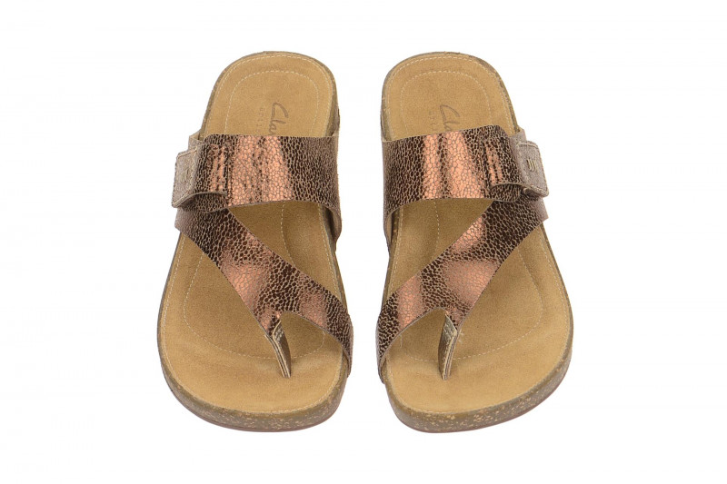 Clarks Perri Coast Pantolette bronze metallic 26105891