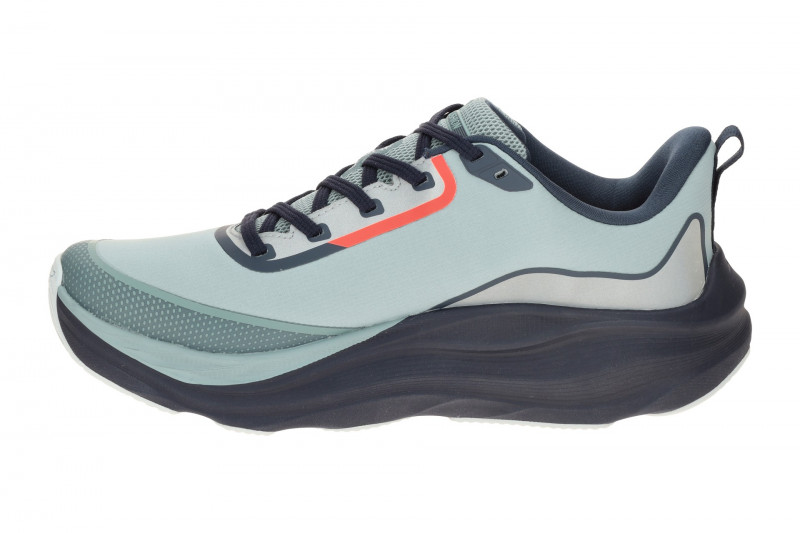 Skechers Max Run Schuhe grau blau Sportschuhe Herren Waterproof