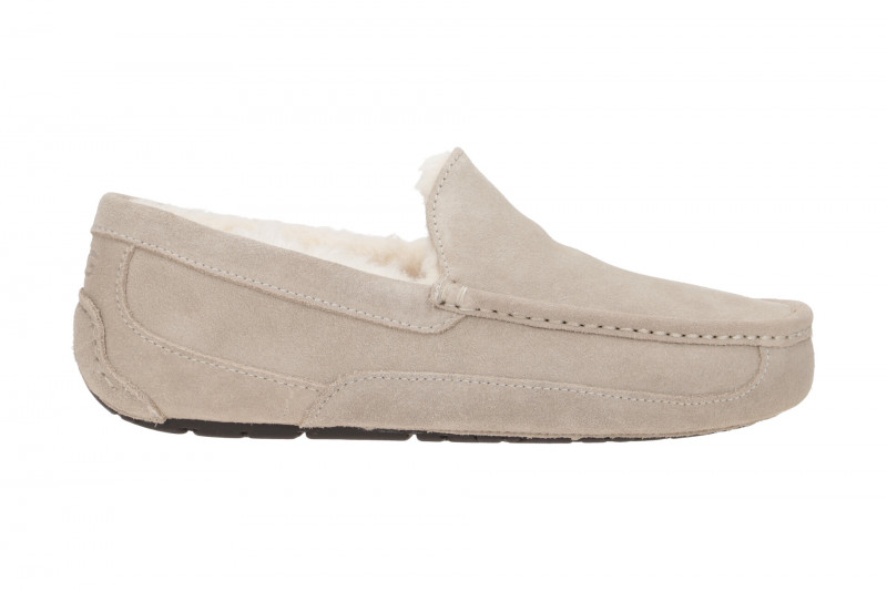 UGG ASCOT Mokassin Schuhe grau Velour 1101110