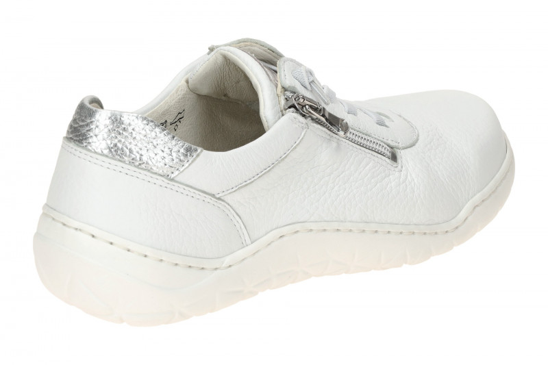 Waldläufer Milena Schuhe weiß silber K-Weite 612003