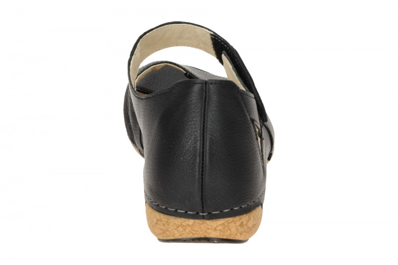 Waldläufer Heliett Sandale schwarz OrthoTritt 342H80