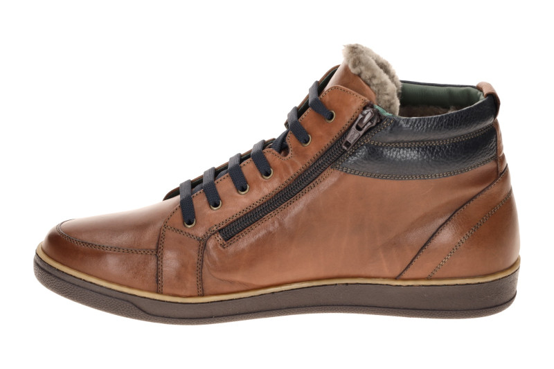 Galizio Torresi Winter Stiefelette braun Lammfell 323368
