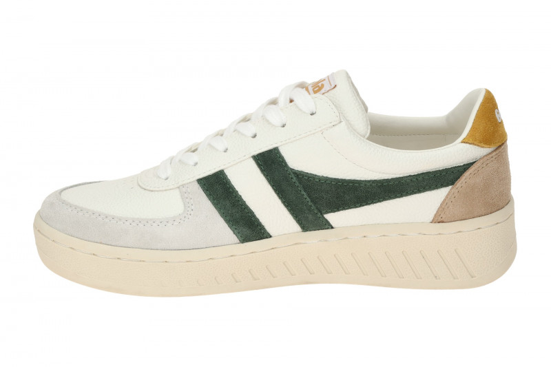 Gola Grandslam Trident Schuhe Sneakers weiß dunkelgrün CLA415
