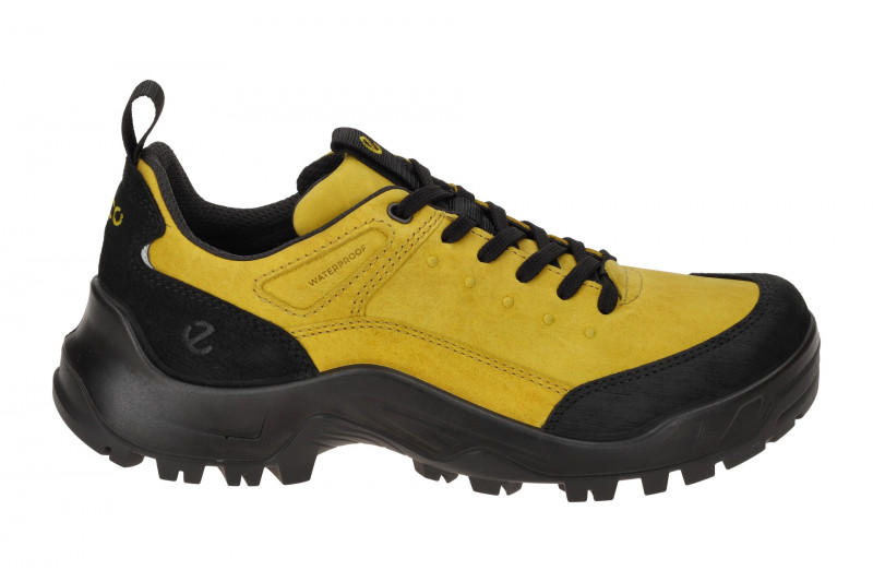 Ecco Offroad Herren Schuhe gelb Nubuck Waterproof 822354
