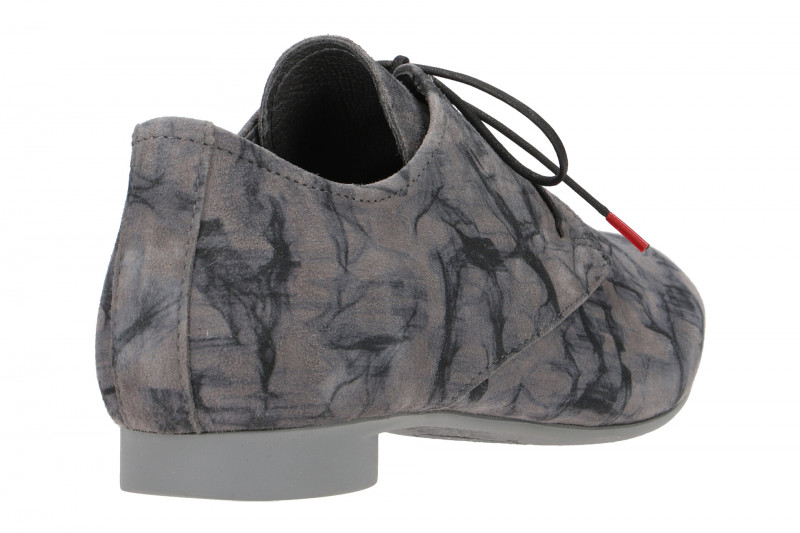 Think Guad Schnür Schuhe grau Velour