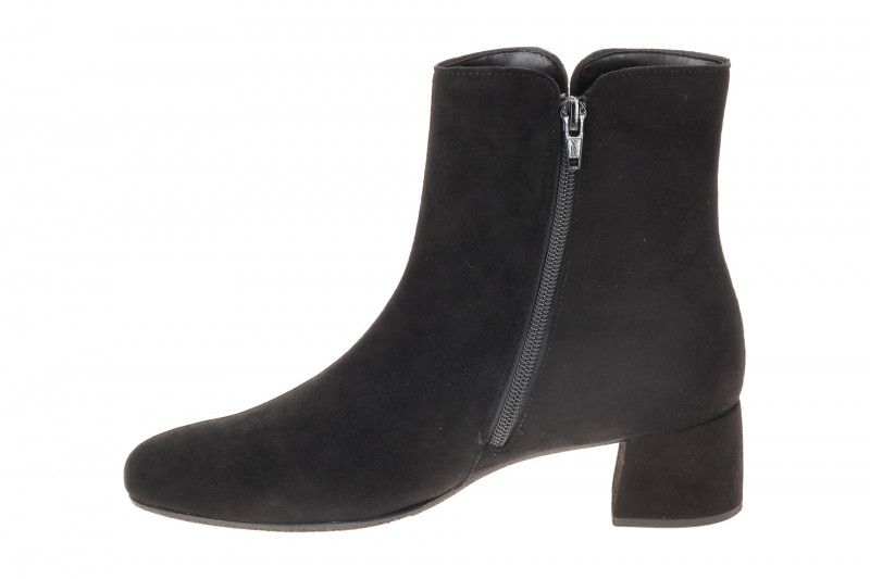 Gabor Stiefelette schwarz Velour 75.680.17