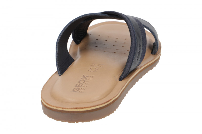 Geox Artie Herren Kreuz Pantolette blau navy