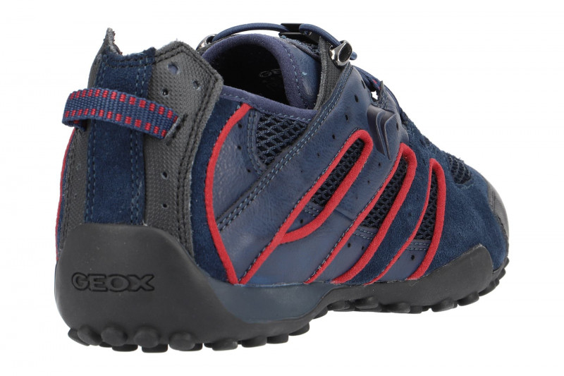 Geox Snake Schuhe blau rot U4207J 02214 C4E7W