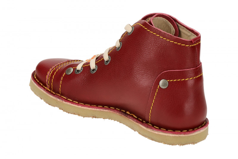 Eject Sony1Deal Stiefelette Boots rot Glattleder 9598