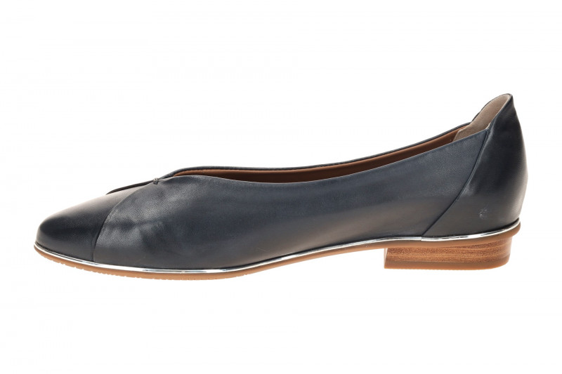 Everybody Beta Ballerina Schuhe blau silber Rahmen