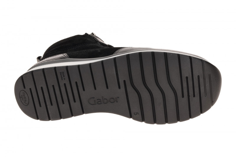 Gabor Schuhe Stiefel schwarz K-Weite Hallux Stretch 8043.02.001