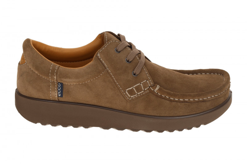 Ecco Joke Schuhe braun cocoa Herren Mokassin Velour 540804
