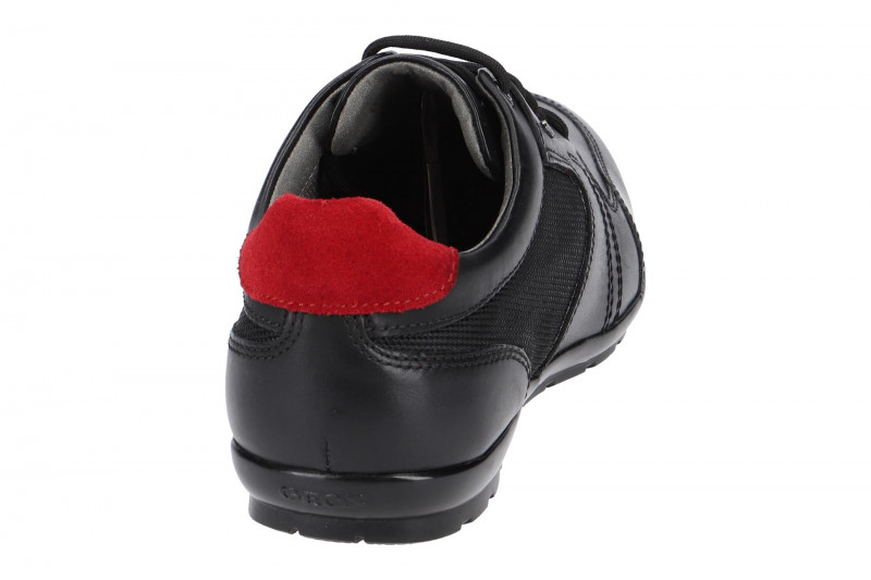 Geox Symbol Schuhe schwarz rot U92A5A