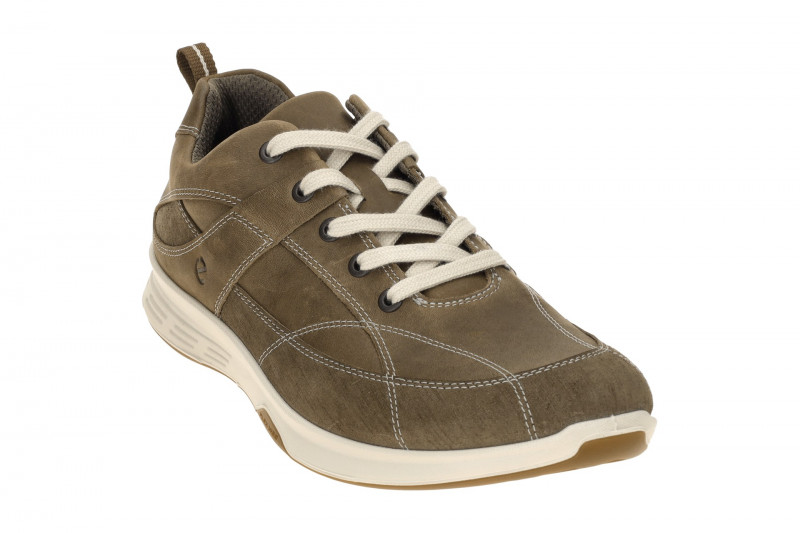 Ecco Exceed Schuhe Sneaker grau braun Nubuck 870114
