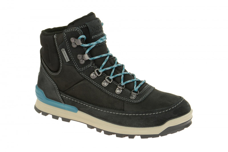ecco Oregon Herren Stiefel schwarz Gore-Tex