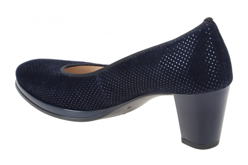 ARA Orly Pumps blau midnight gepunktet 12-23436