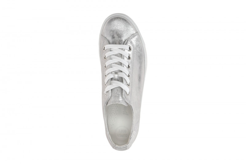 Paul Green Sneaker Schuhe silber grau metallic 4790