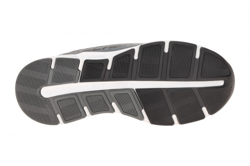 Skechers Glide Step Kinder Schuhe grau schwarz Slip-Ins 404203L