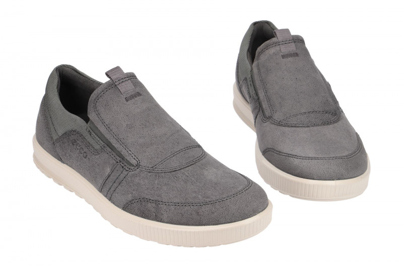 ecco Ennio Schuhe Slippers grau