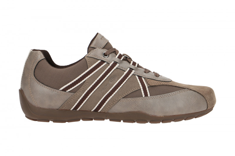 Geox RaveX Herren Sneaker Schuhe grau braun