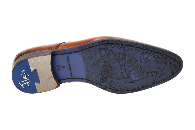 Floris van Bommel De Stapper Schuhe braun cognac classic 30291