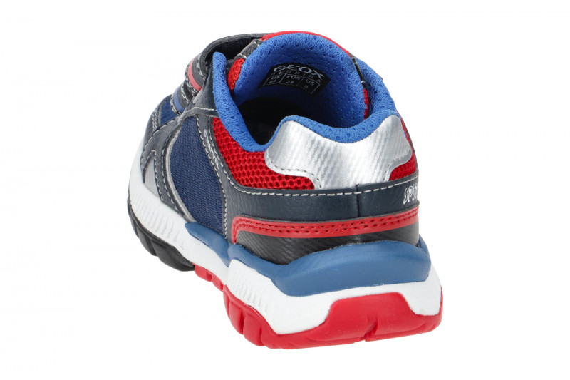 Geox Tuono Kinder Schuhe blau navy Spider-Man J35AXB