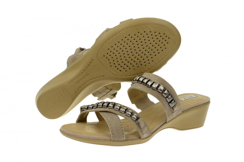 Geox Pantolette NewCoral beige - D52S3B 00022 C6738